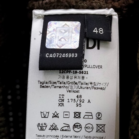 Fendi Patchwork Knit Sweater - Picture 10 of 16